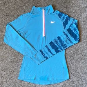 Nike Dri-Fit Quarter Zip Workout Top Sz S